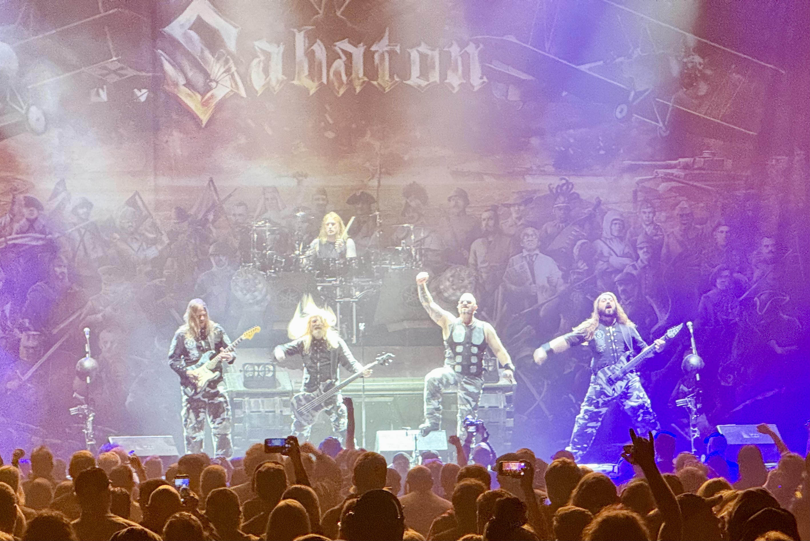 Sabaton at Angel of the Winds Arena, Everett, WA, USA