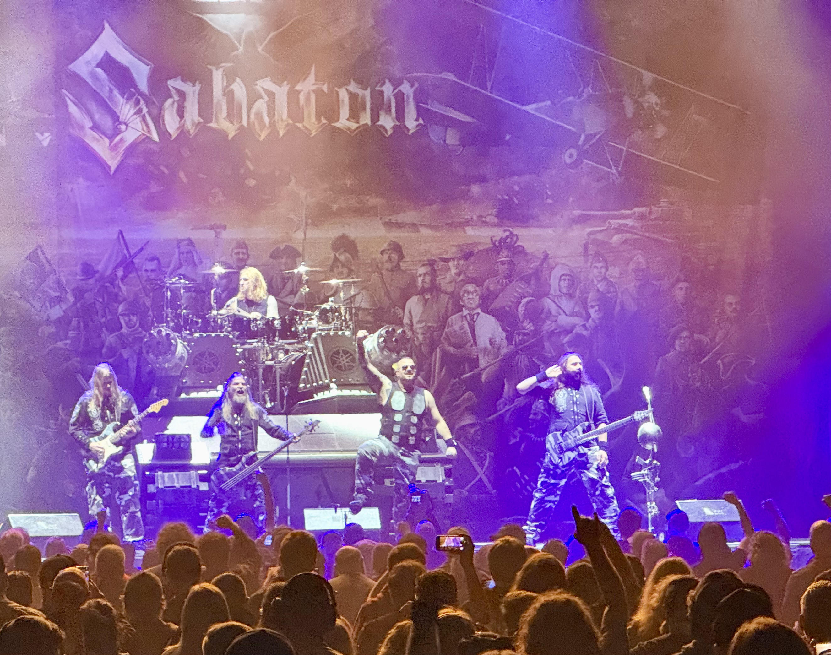 Sabaton at Angel of the Winds Arena, Everett, WA, USA