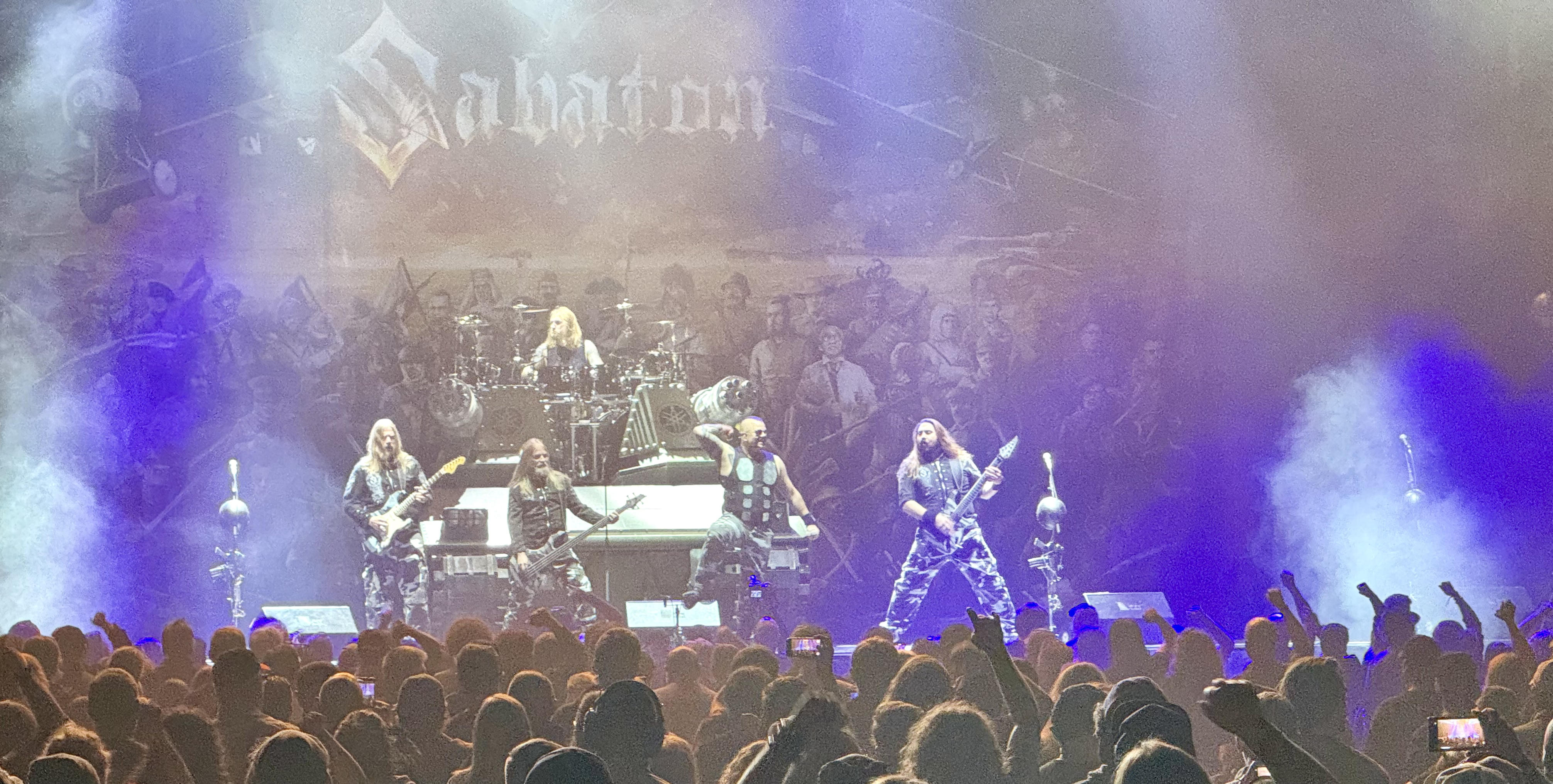 Sabaton at Angel of the Winds Arena, Everett, WA, USA