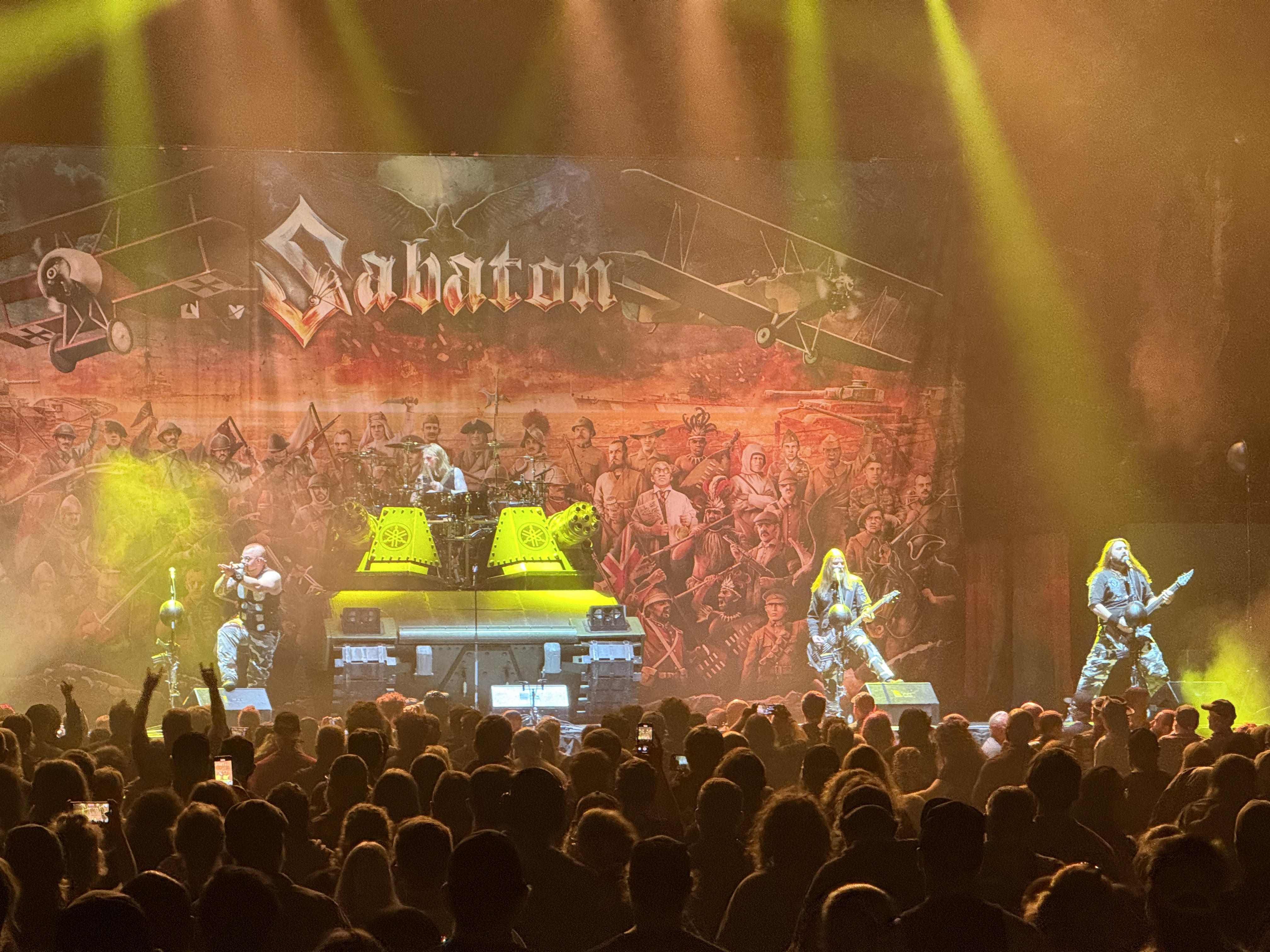Sabaton at Angel of the Winds Arena, Everett, WA, USA
